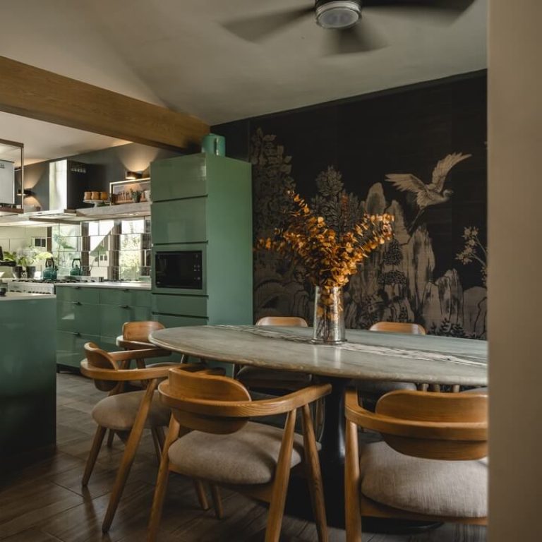 Comedor, cocina, moderna