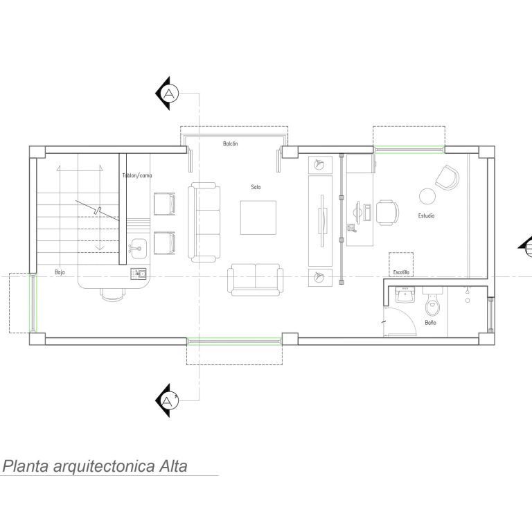 Casa Ahuacate en Nayarit por Cheza Arquitectos - Plano Arquitectonico