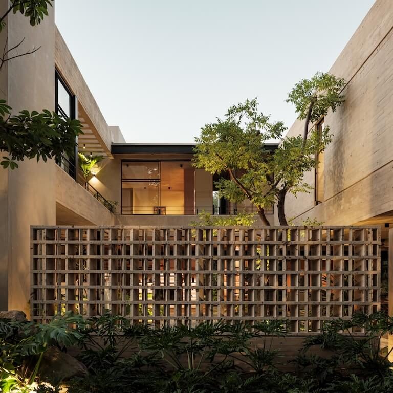 Detalle de materiales de Casa Akina por Di Frenna Arquitectos