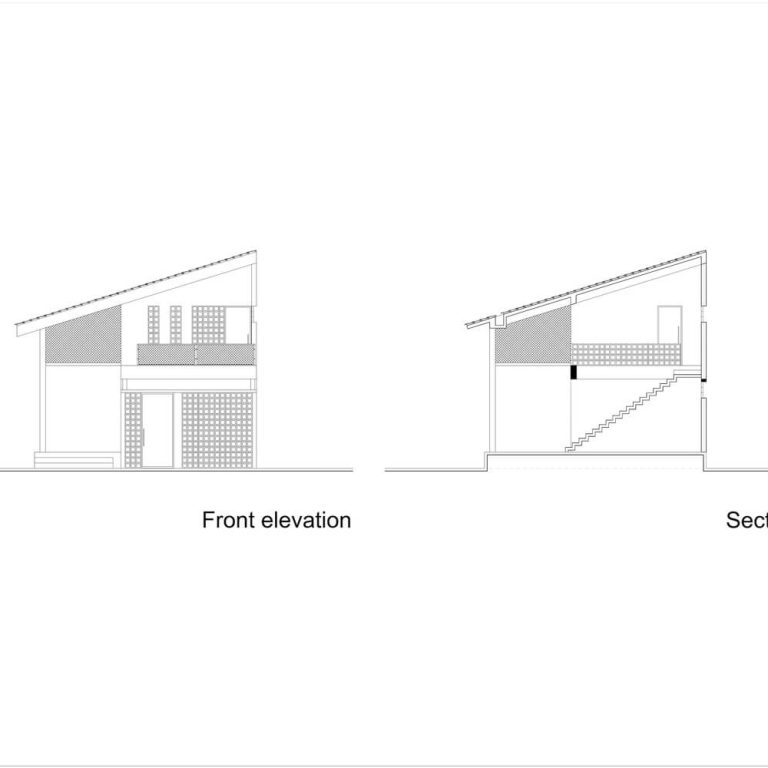 Planos de Casa Ancla por MM++ arquitectos