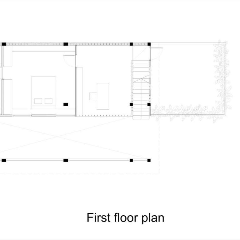 Planos de Casa Ancla por MM++ arquitectos