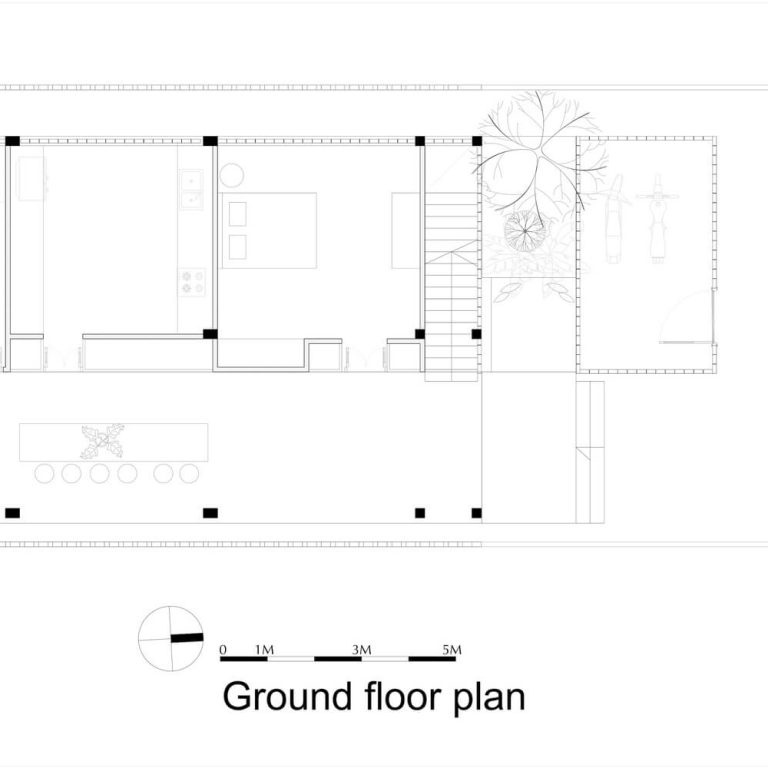 Planos de Casa Ancla por MM++ arquitectos