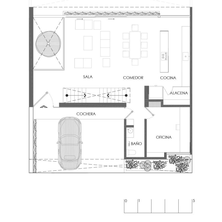 Planos de Casa Arrayán en Michoacán por Eric Guzmán Arquitectos