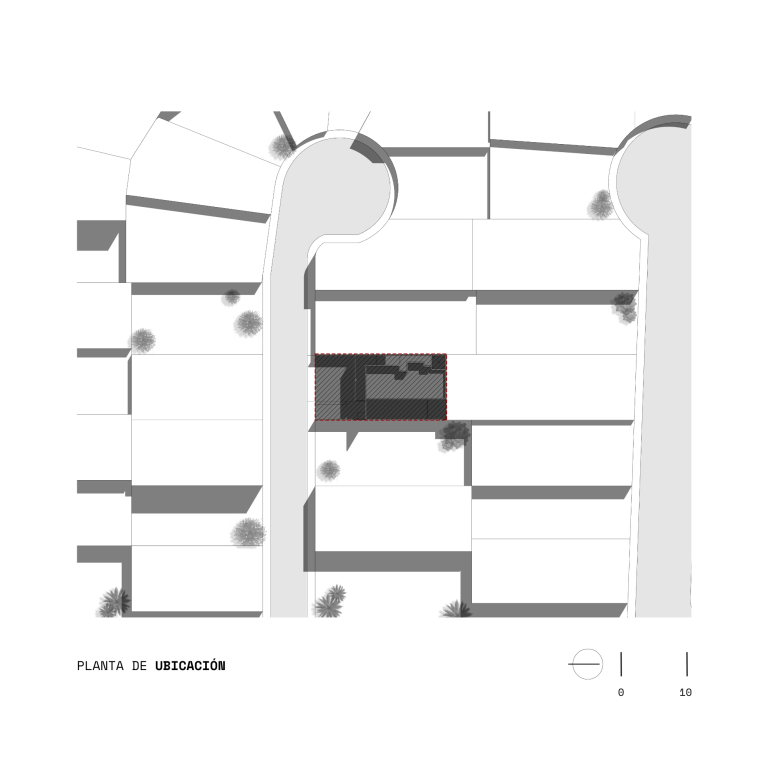 Plano arquitectónico. Plano de localización