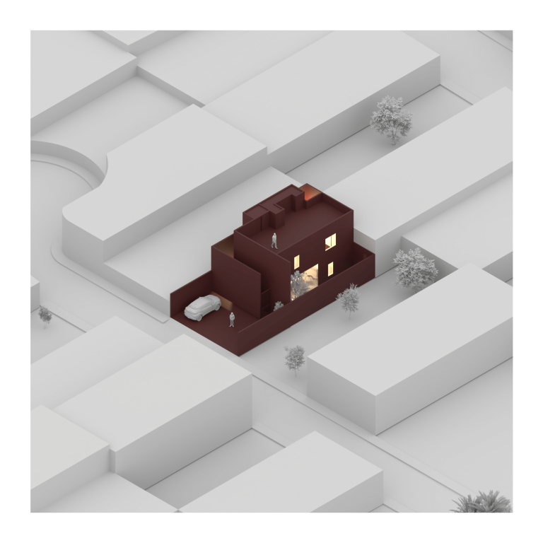 Render maqueta perspectiva