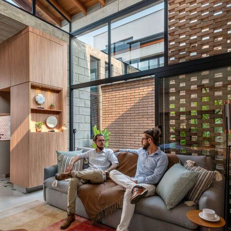 Casa Bohemia en Brasil. sala