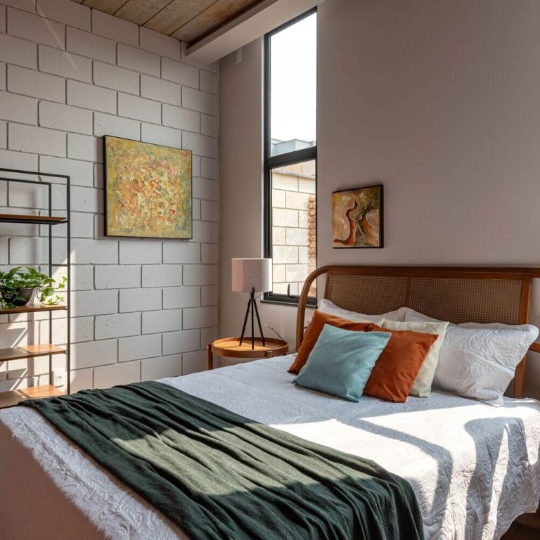 Casa Bohemia en Brasil. habitación, recamara