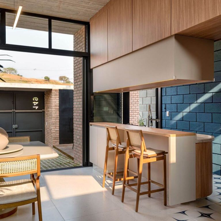 Casa Bohemia en Brasil. cocina, comedor