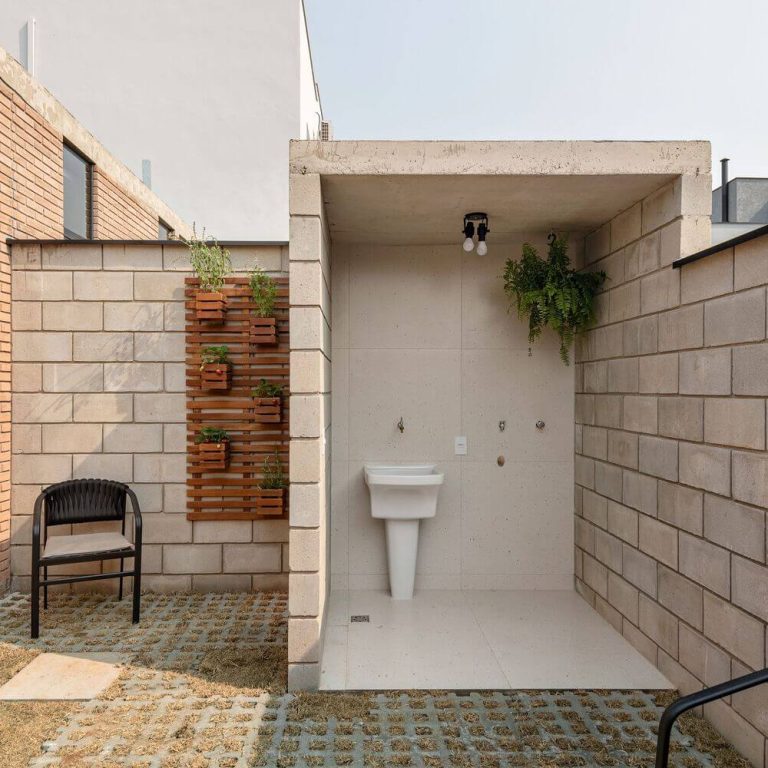 Casa Bohemia en Brasil. patio