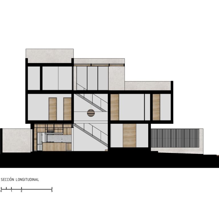 Planos de Casa Bosques Vallarta en Zapopan: Arquitectura de Patios y Concreto | Díaz Webster
