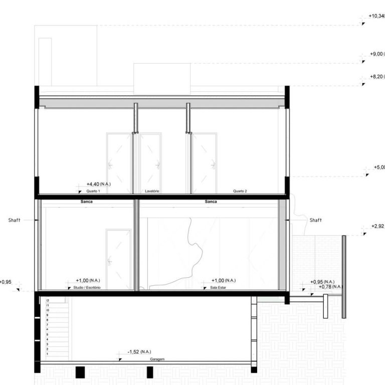 Casa Box en Brasil por Caio Persighini - Plano Arquitectonico