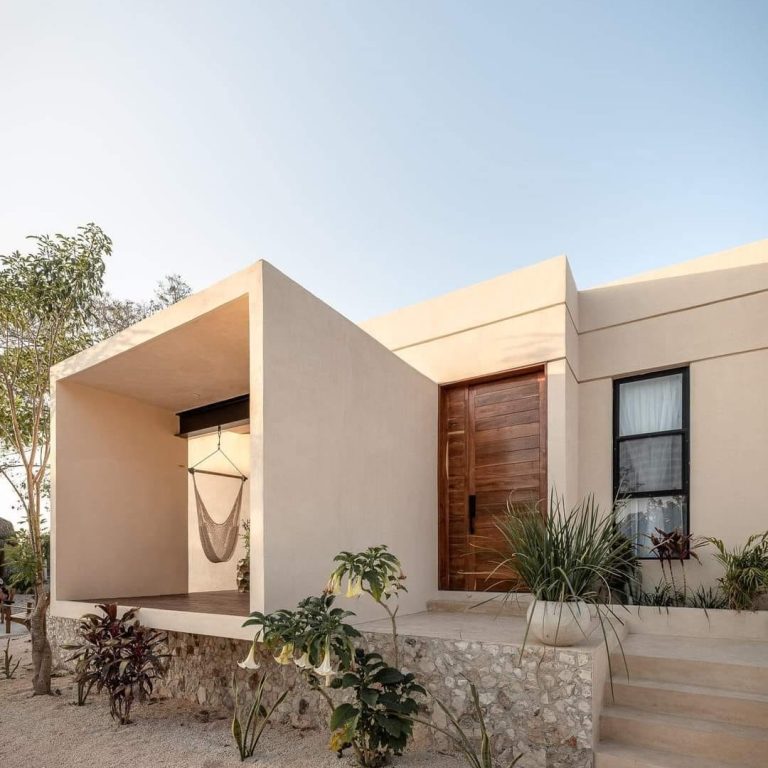 Casa Bungalow en Yucatán: Diseño residencial por V+A Arquitectura