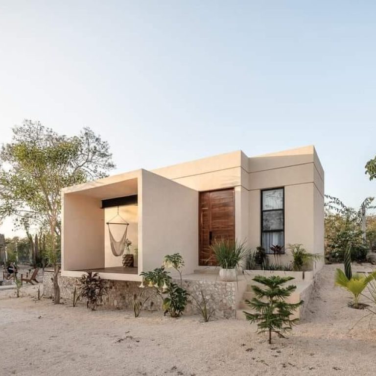 Casa Bungalow en Yucatán: Diseño residencial por V+A Arquitectura