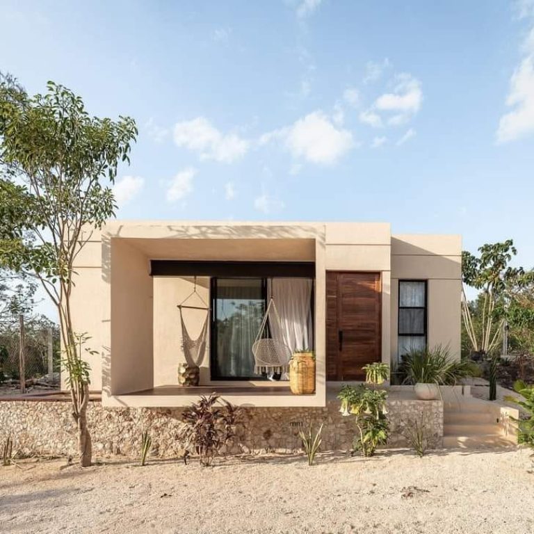 Casa Bungalow en Yucatán: Diseño residencial por V+A Arquitectura