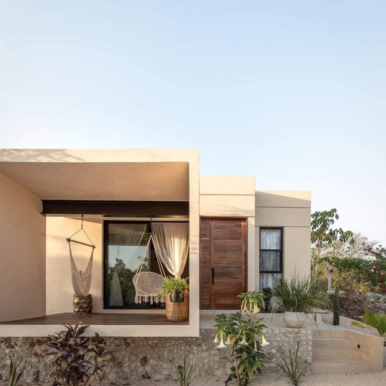 Casa Bungalow en Yucatán: Diseño residencial por V+A Arquitectura