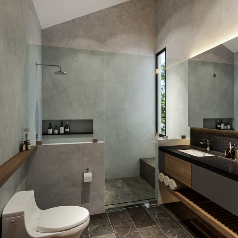 Casa CLV en Mérida: Diseño Moderno con Cemento Pulido por Altotrazo