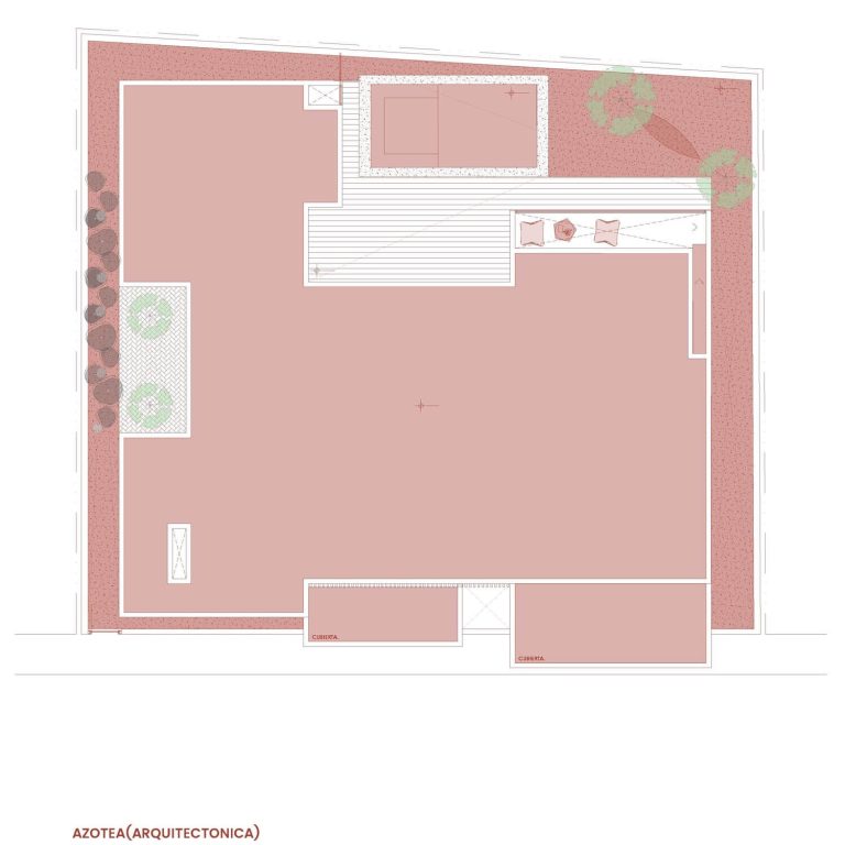 Planta arquitectónica Azotea