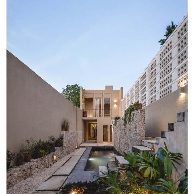 Casa Camila en Yucatán. Patio alberca