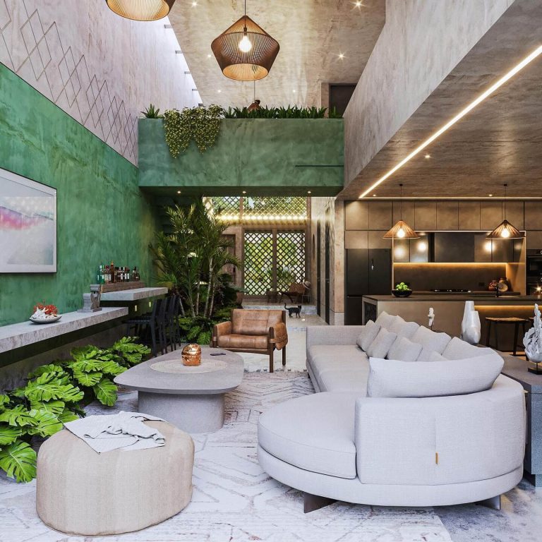 Casa Canamayté en Yucatán por KAMA Taller de Arquitectura - Render de Arquitectura - El Arqui MX