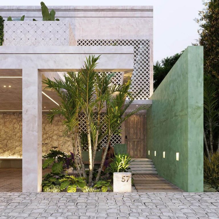 Casa Canamayté en Yucatán por KAMA Taller de Arquitectura - Render de Arquitectura - El Arqui MX