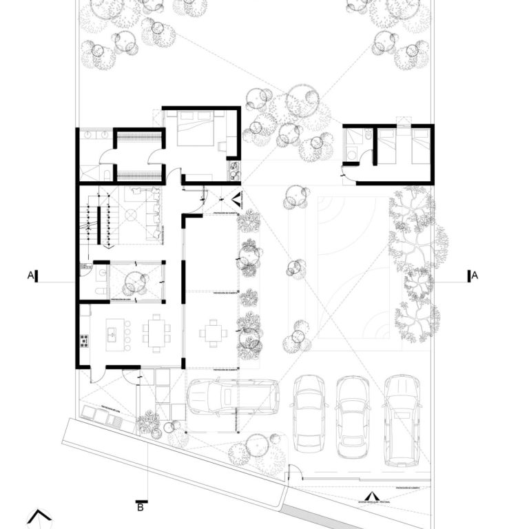 Planos de Casa Caridad: Arquitectura Tectónica y Diseño Contemporáneo en Chiapas