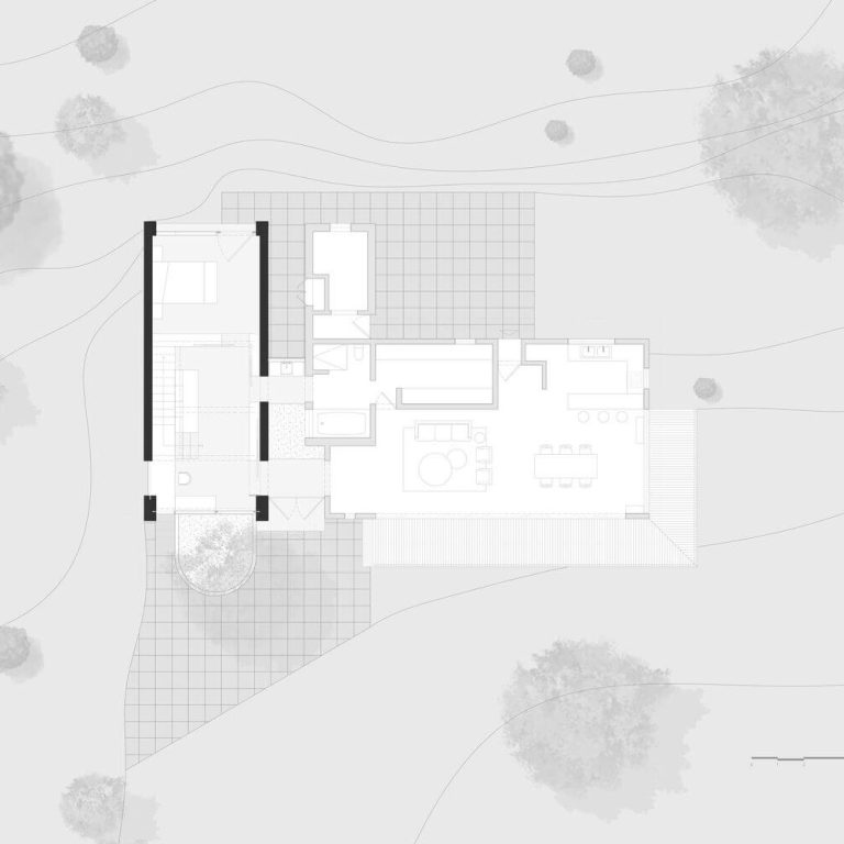 Casa Chulavista en Estado de México por Luis Carbonell - Plano Arquitectonico