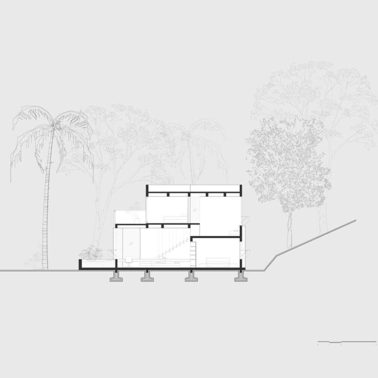 Casa Chulavista en Estado de México por Luis Carbonell - Plano Arquitectonico