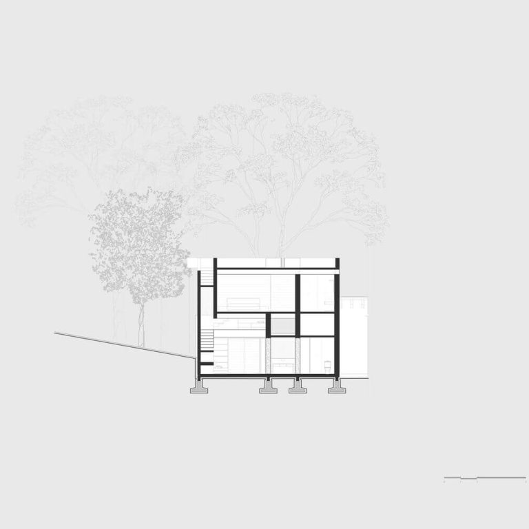 Casa Chulavista en Estado de México por Luis Carbonell - Plano Arquitectonico