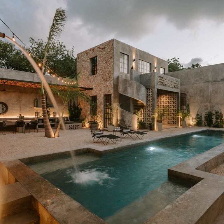 Casa Cisterna en Yucatán por González Estudio - Fotografía de Arquitectura - El Arqui MX