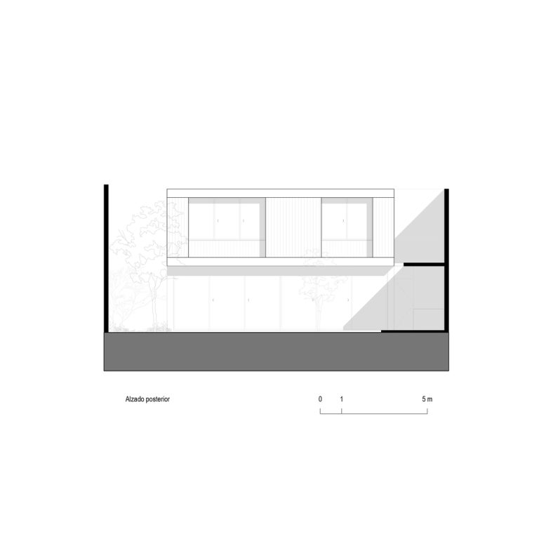 Planos Arquitectónicos de Casa DLCA por 0studio Arquitectura: Integración Paisajística y Diseño