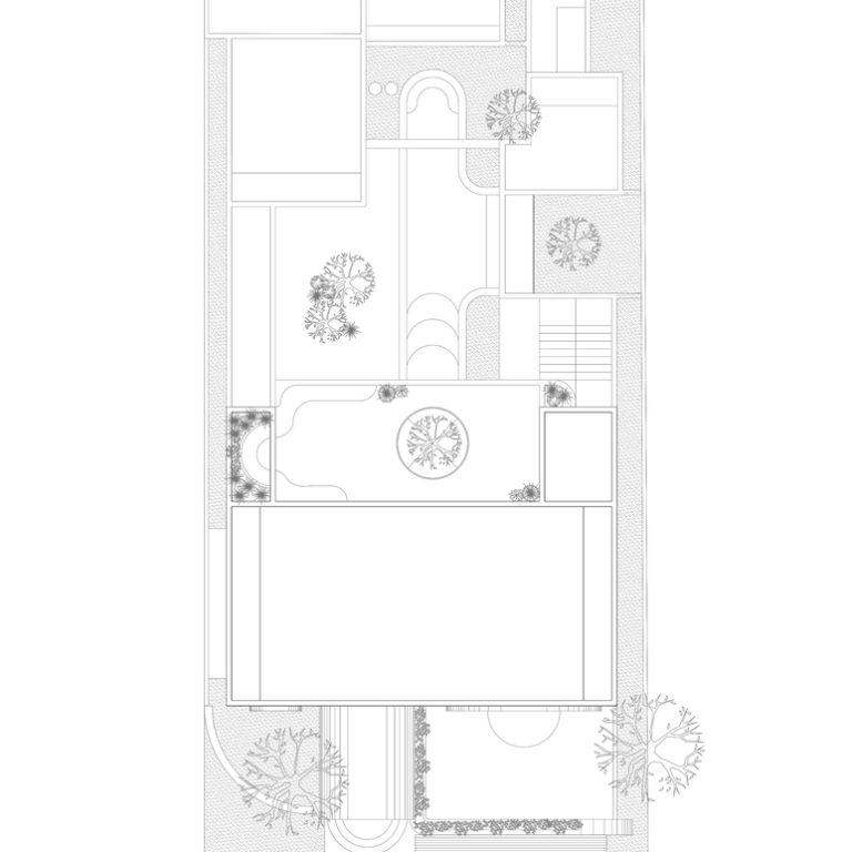 Planos de Casa Eclipse: Arquitectura surrealista y onírica en Mérida por Etea + Ghostframe