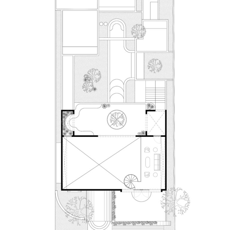 Planos de Casa Eclipse: Arquitectura surrealista y onírica en Mérida por Etea + Ghostframe