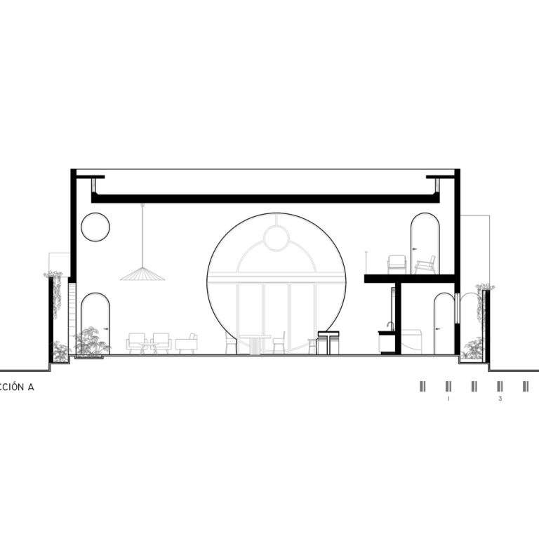 Planos de Casa Eclipse: Arquitectura surrealista y onírica en Mérida por Etea + Ghostframe