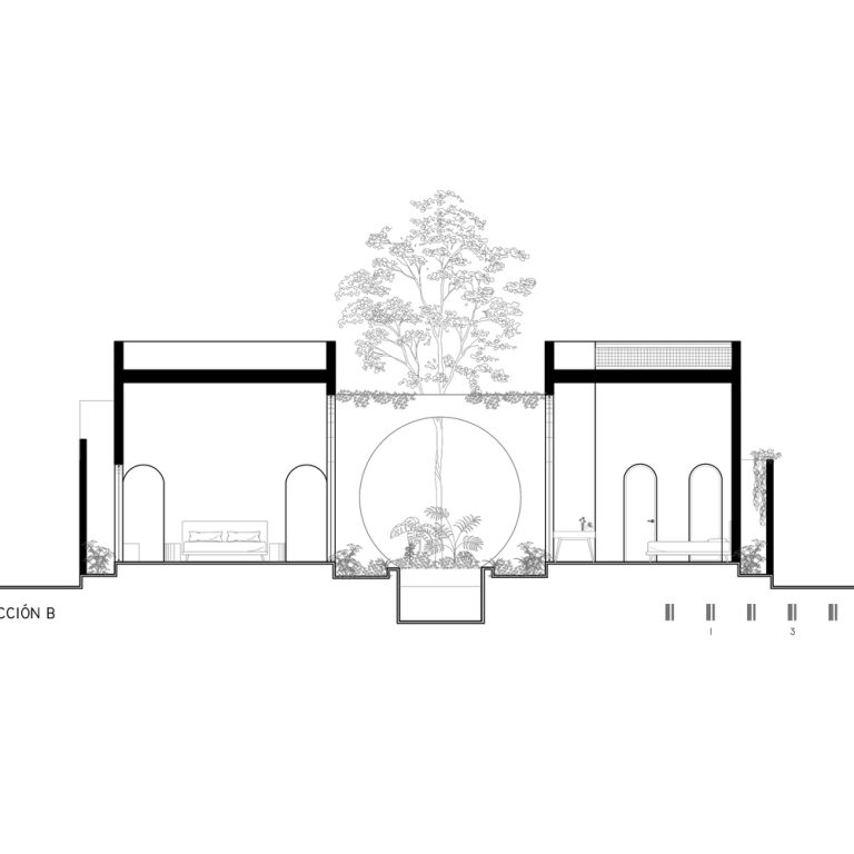 Planos de Casa Eclipse: Arquitectura surrealista y onírica en Mérida por Etea + Ghostframe