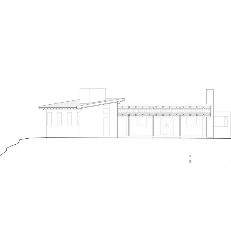 Alzado 02 de Casa Estelí por COLAR Colectivo de Arquitectura