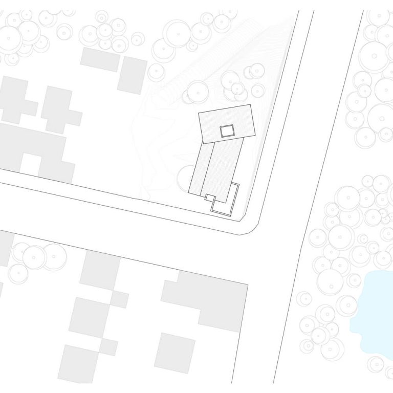 Plano del sitio de Casa Estelí en Chiapas