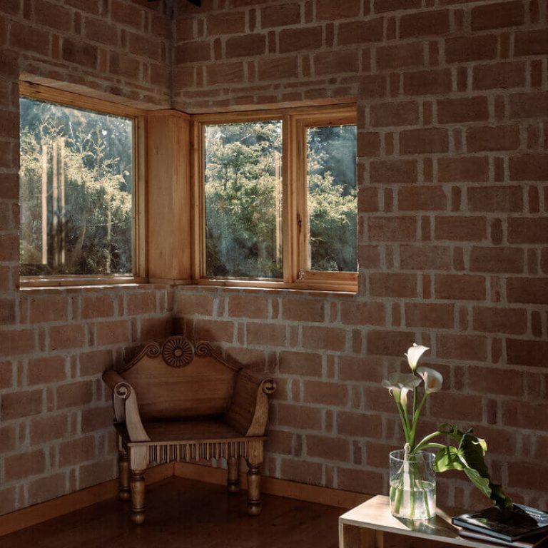 Transición entre interior y exterior en Casa Estelí