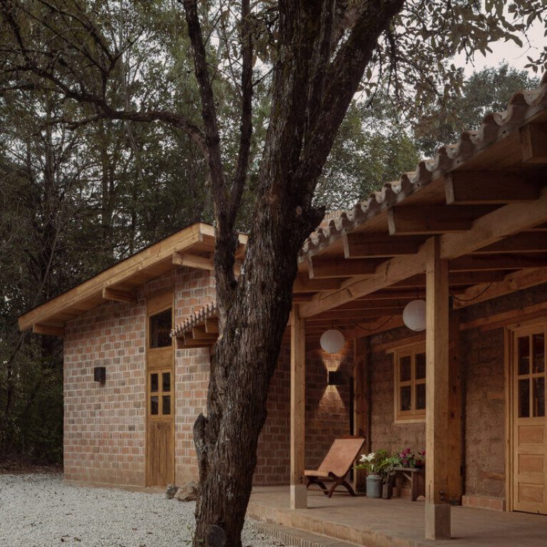Paisaje integrado a la vivienda Casa Estelí en Chiapas