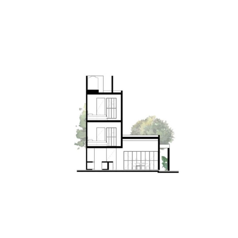 Casa Eterna por TARA Arquitectura - Sección 01