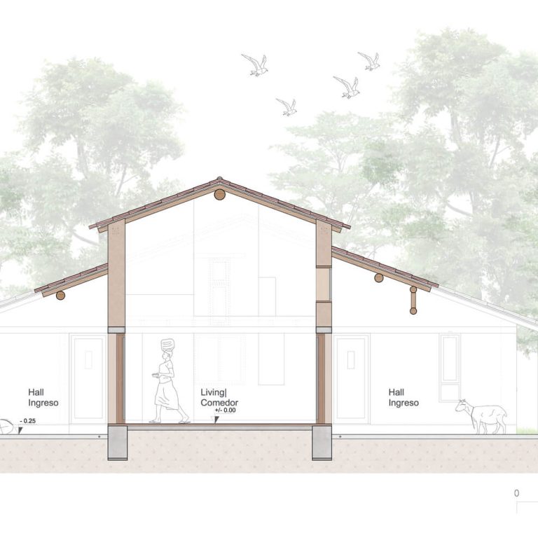 Casa Experimental de Tapial en Bolivia