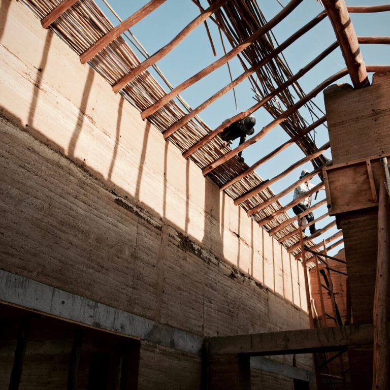 Casa Experimental de Tapial en Bolivia