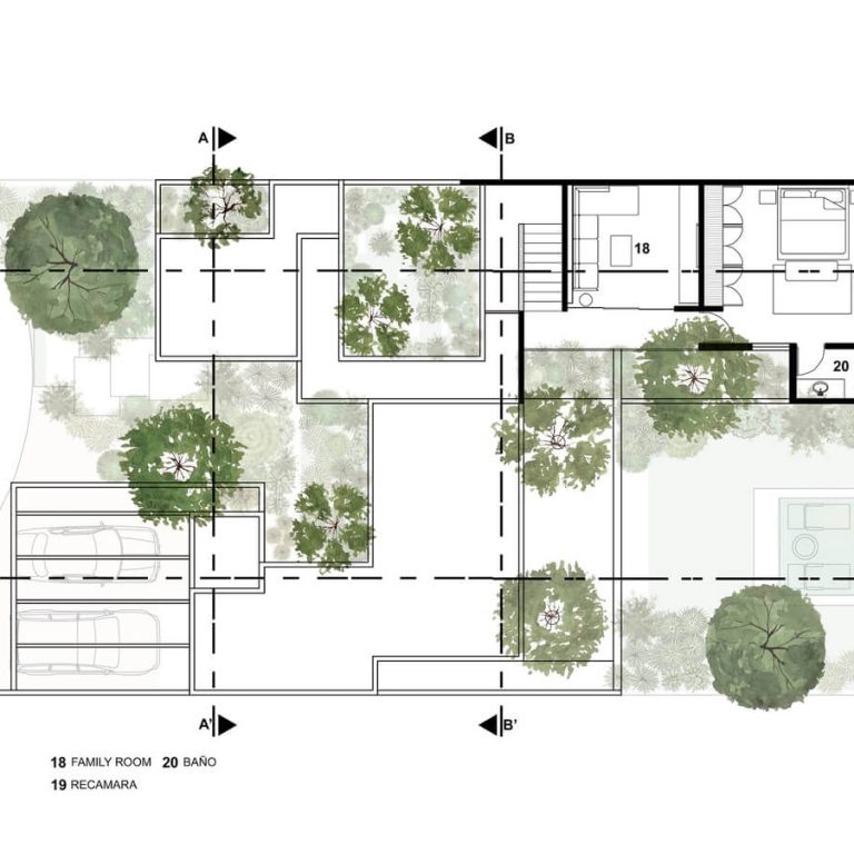 Planos de Casa Eya en Mérida: Arquitectura Sensorial y Ancestral | TARA Arquitectura
