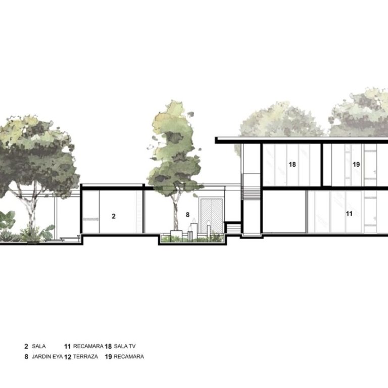 Planos de Casa Eya en Mérida: Arquitectura Sensorial y Ancestral | TARA Arquitectura