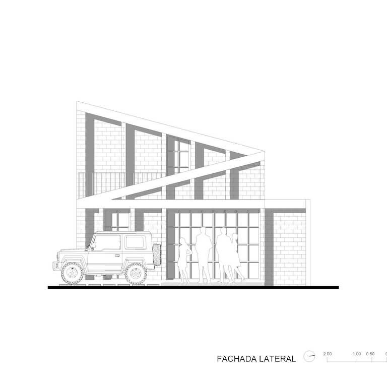 Planos Arquitectonicos. Planos de Casa F36: Vivienda residencial de ladrillo en San Pedro Cholula | Estudio Tecalli