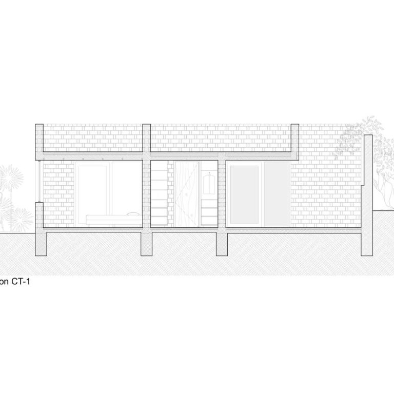 Planos de Casa Finlandia por Escobedo Soliz Studio: Diseño Contemplativo de Ladrillo en San Pedro de los Pozos