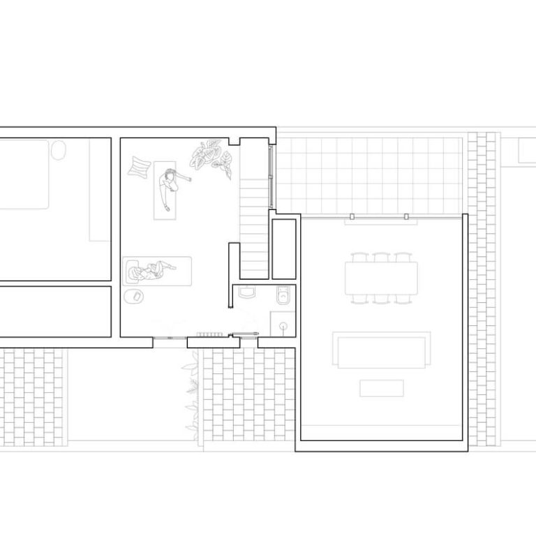 Casa Florida: Plantas, fachadas y Cortes. Remodelación Integral y Modernización en Vicente López | Di Marco + Robles Arquitectos