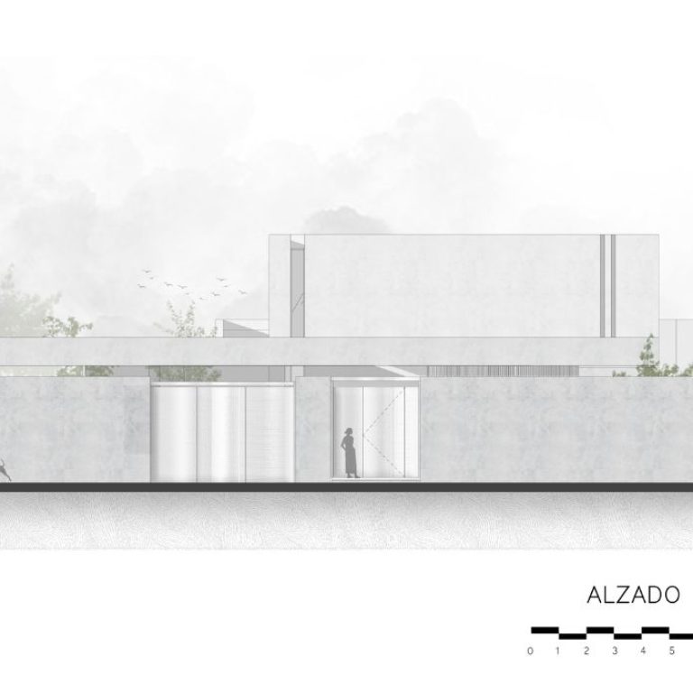 Planos de Casa GL en Ciudad Juárez: Plantas, Fachadas y Cortes. Minimalismo y Elegancia por VMV Arquitectos