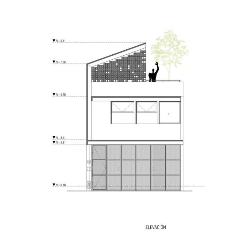 Planos de Casa GP en Jalisco por Raíz Taller de Arquitectura