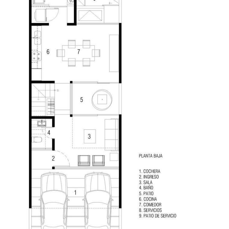 Planos de Casa GP en Jalisco por Raíz Taller de Arquitectura