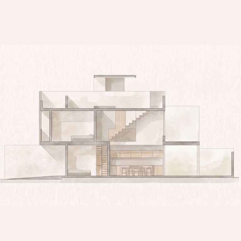 Planimetría. Planos de Casa GT en Jalisco por VMV ARQUITECTOS
